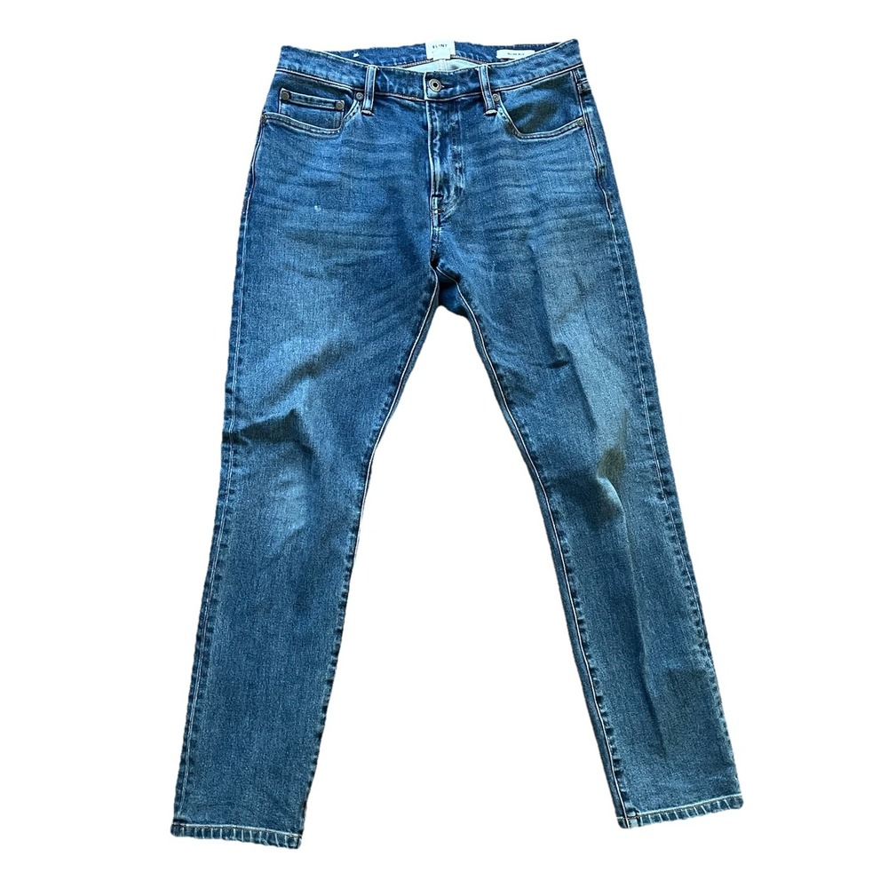 Flint‎ & Tinder Slim Fit Huckberry Jeans Men's 30X30 Blue Wash Denim Flex Casual